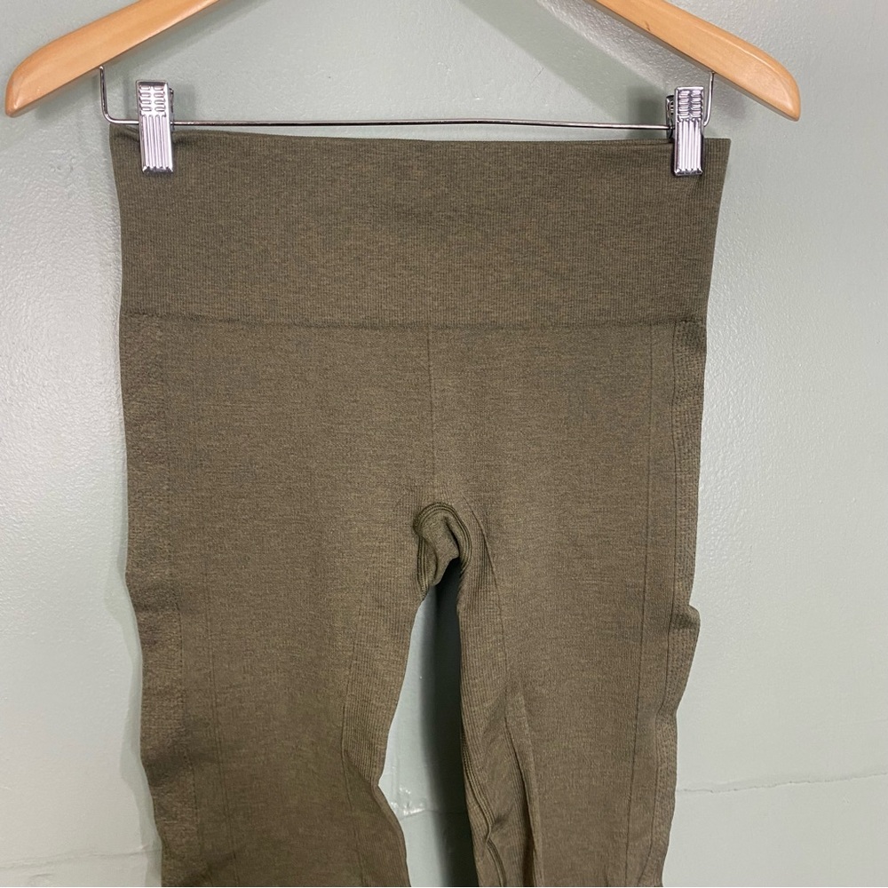Lululemon‎ Seamless Leggings Green Sz 6 - Picture 2 of 7